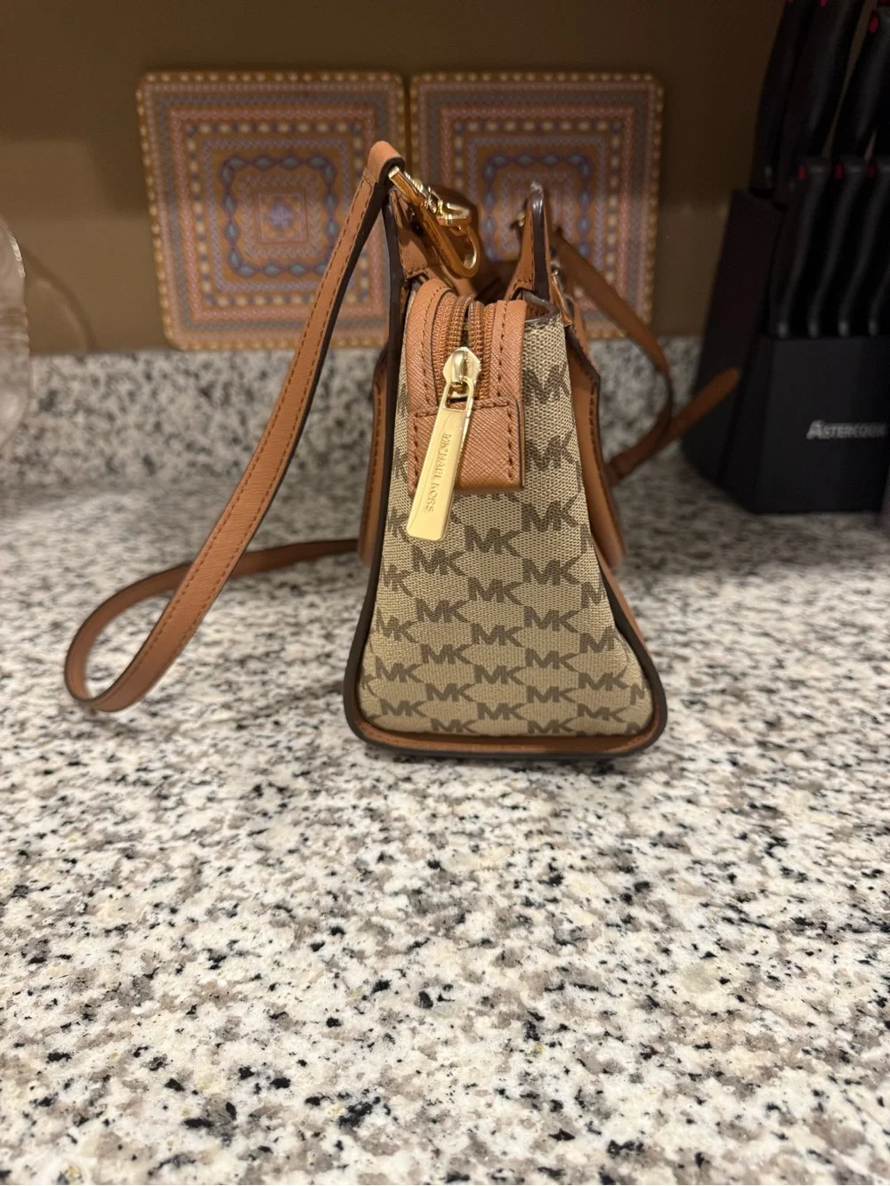 Michael Kors structured satchel